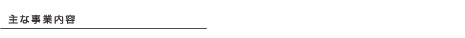 主な事業内容